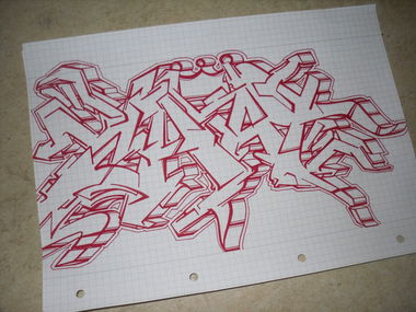 Graffiti Sketch - Photo by columbiandreams