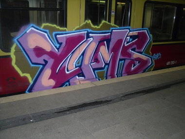 Graffiti Train - Photo by columbiandreams - yums