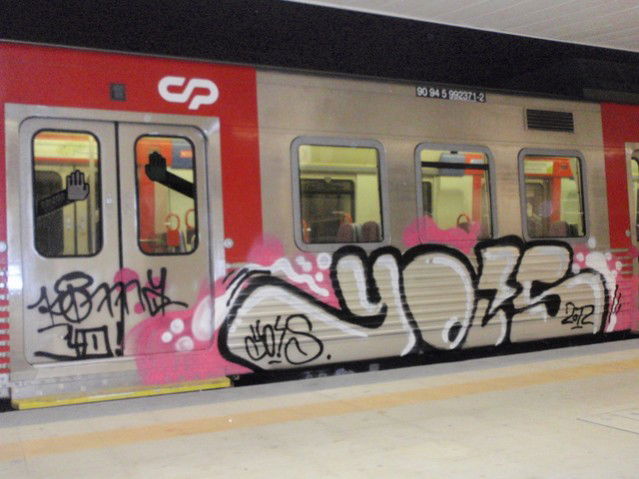 Graffiti Train in Portugal - Photo by coma - KOMA, YO!