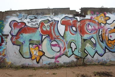 Graffiti Wall - Photo by comics (2013)