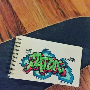 Graffiti Sketch - Photo by concretcolours - TOES, DATOK, SC (2017)