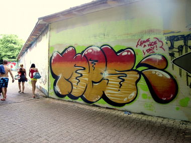 Graffiti Wall in Bad Vilbel  - Photo by concretcolours (2013)