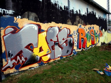 Graffiti Wall in Stadtallendorf - Photo by concretcolours (2013)