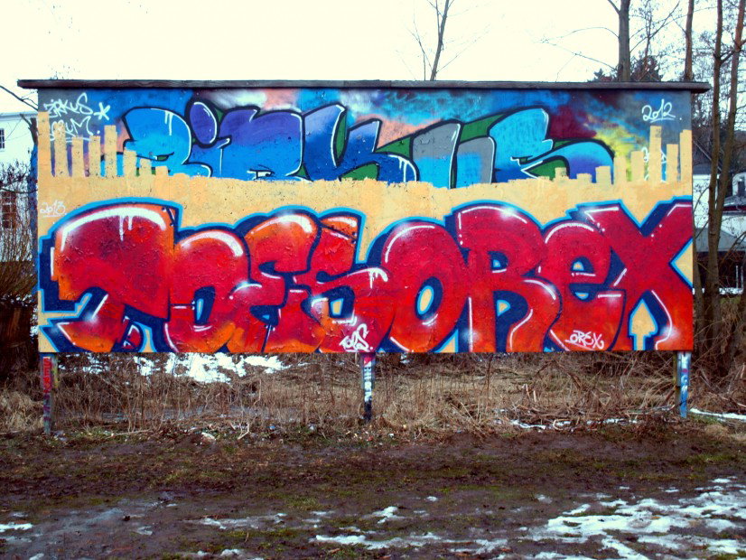 Graffiti Wall in Lauterbach  - Photo by concretcolours