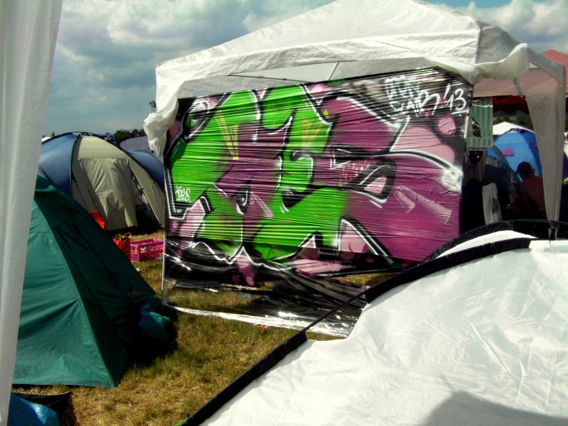 Graffiti Artwork in Eschwege - Photo by concretcolours - Open, Flair, Festival (2013)