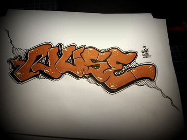 Graffiti Wall in Bad Vilbel - Photo by concretcolours - Nuse, News, Toes (2013)