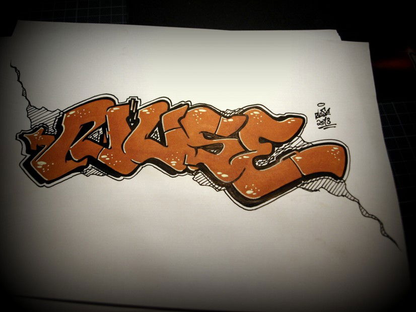 Graffiti Wall in Bad Vilbel - Photo by concretcolours - Nuse, News, Toes (2013)