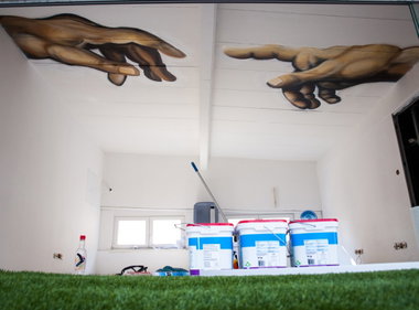 Graffiti Wall - Photo by concretcolours - Auftragsarbeit, Toes, Hände (2014)