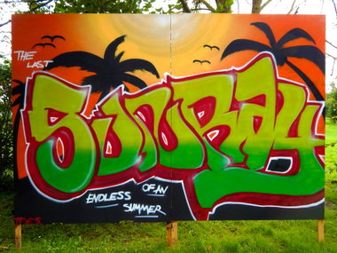 Graffiti Wall - Photo by concretcolours - Toes, Sunray, Summer (2014)