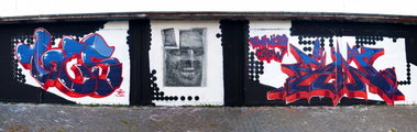 Graffiti Wall - Photo by concretcolours - Toes, Ian, Supercrew (2014)