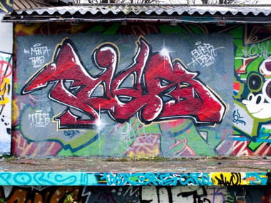Graffiti Wall - Photo by concretcolours - TOES, SC (2016)