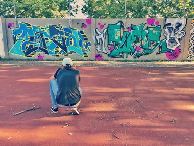 Graffiti Wall - Photo by concretcolours - MONTA, TOES, SC (2017)