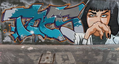 Graffiti Wall - Photo by concretcolours - Pulpfiction, TOES, SC (2016)