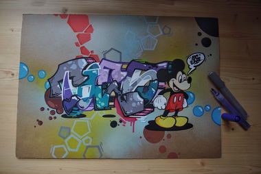 Graffiti Sketch - Photo by concretcolours - TOES, SC, EWS (2018)