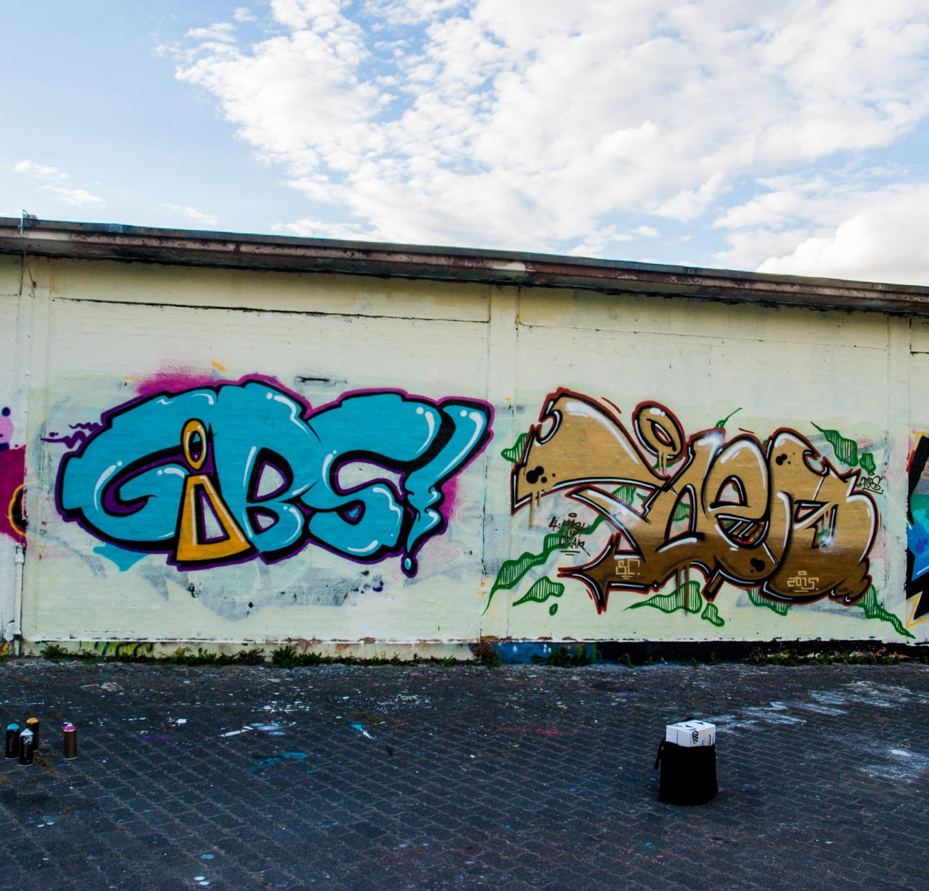 Graffiti Wall - Photo by concretcolours - GIBS, TOES (2015)