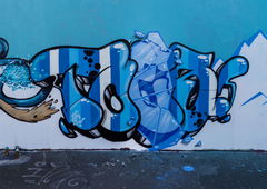 Graffiti Wall - Photo by concretcolours - TOES, ATMO, CREIS (2016)