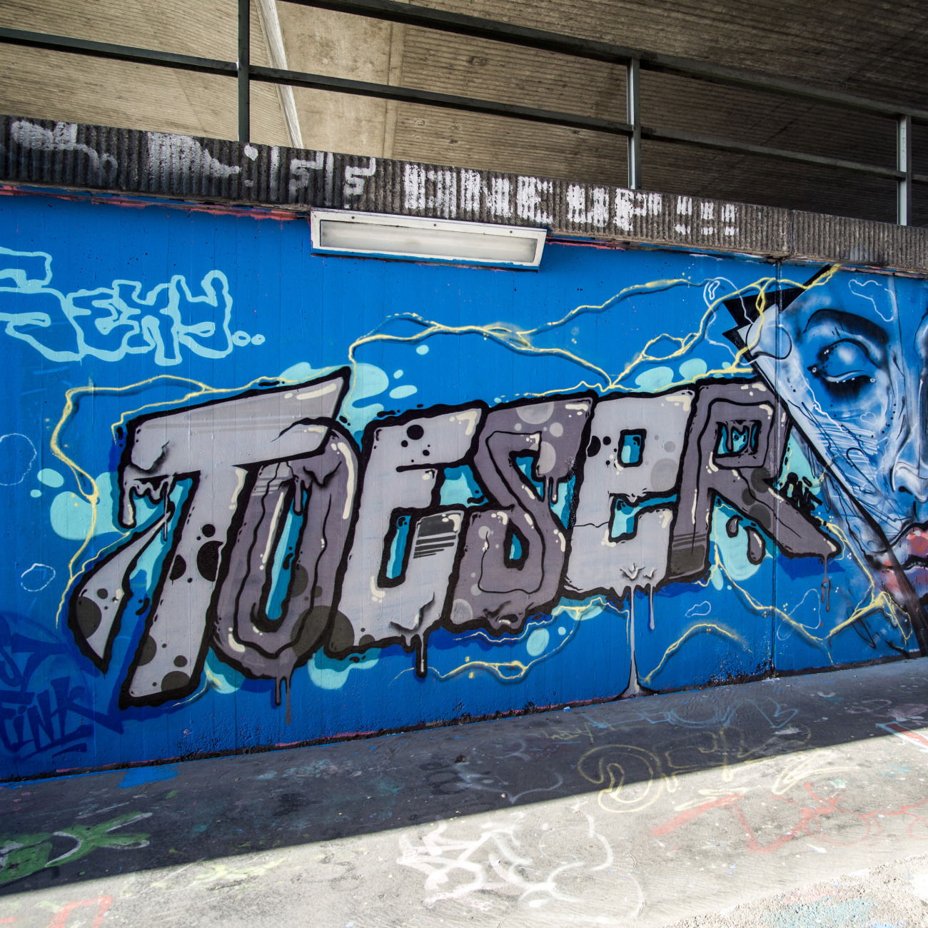 Graffiti Wall - Photo by concretcolours