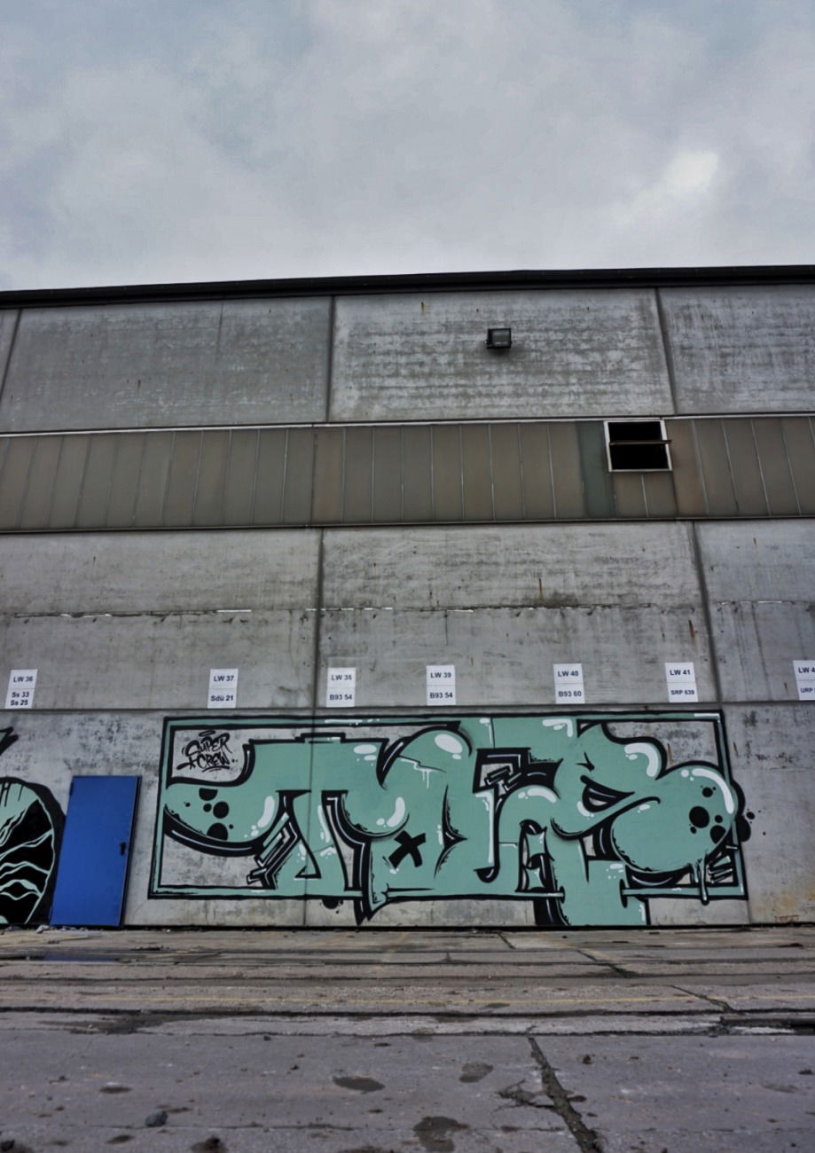 Graffiti Wall - Photo by concretcolours - TOES, SC, SUPERCREW (2018)