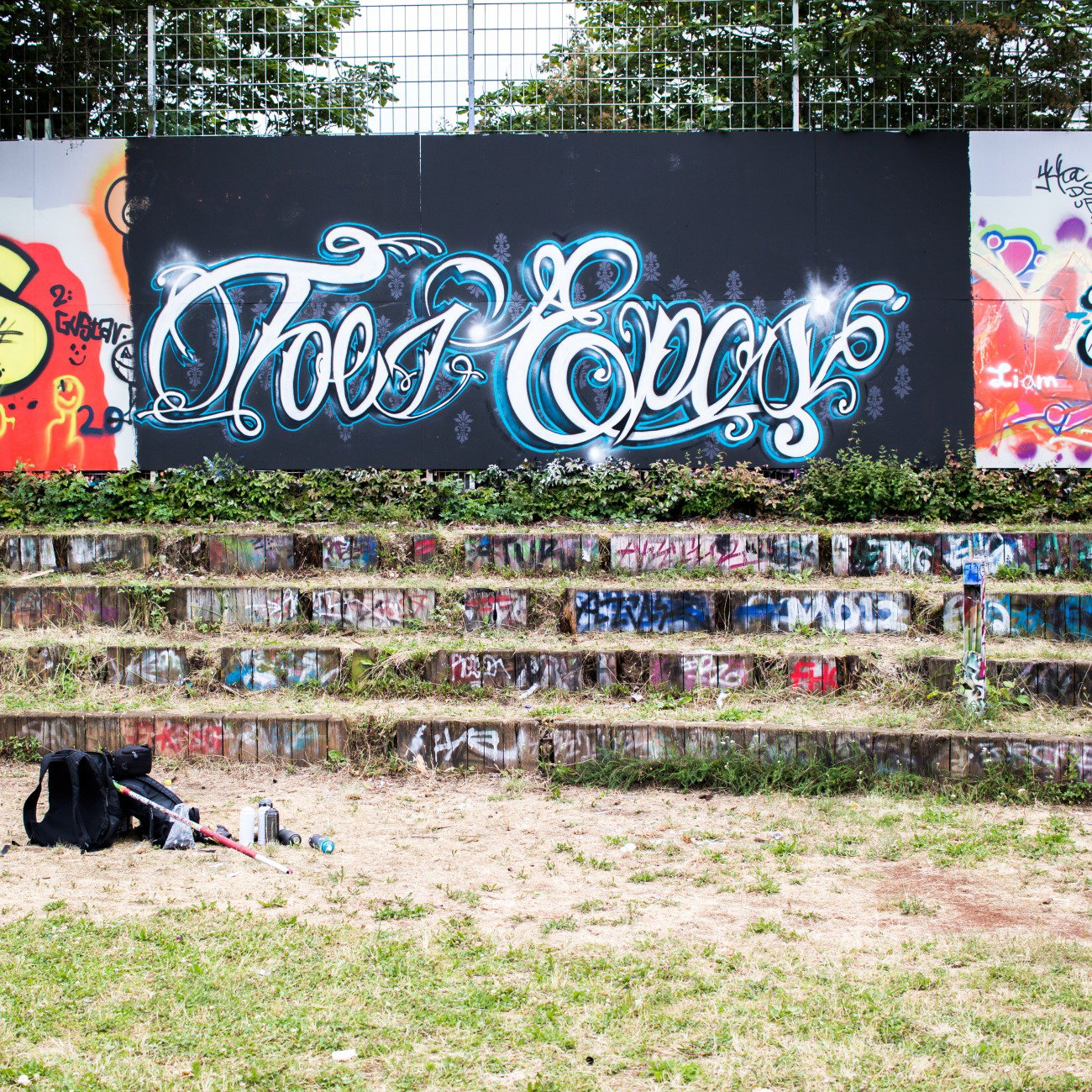 Graffiti Wall - Photo by concretcolours - TOES, EPOS (2016)
