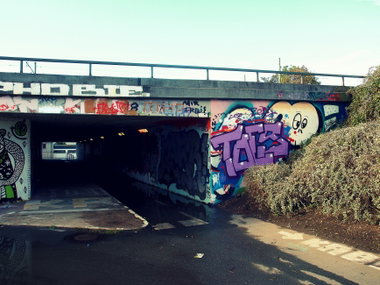Graffiti Wall - Photo by concretcolours - TOES (2015)