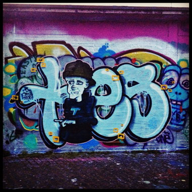 Graffiti Wall - Photo by concretcolours - TOES, TOESER, SC (2016)