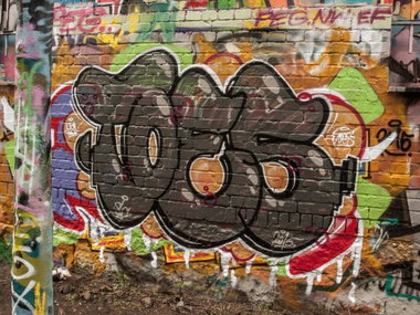 Graffiti Wall in Leipzig - Photo by concretcolours - Toes, SC (2015)
