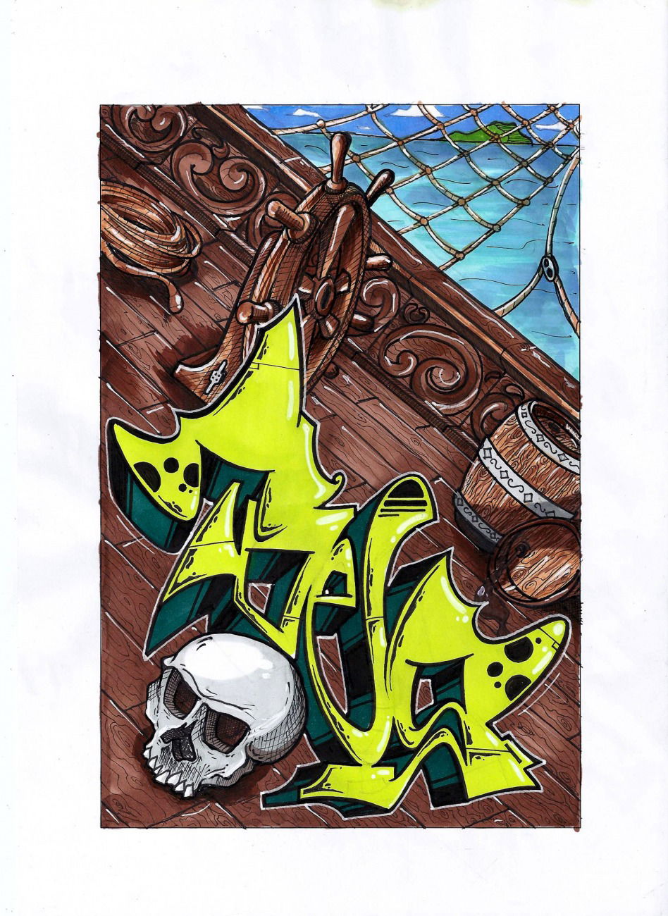 Graffiti Sketch - Photo by concretcolours (2018)