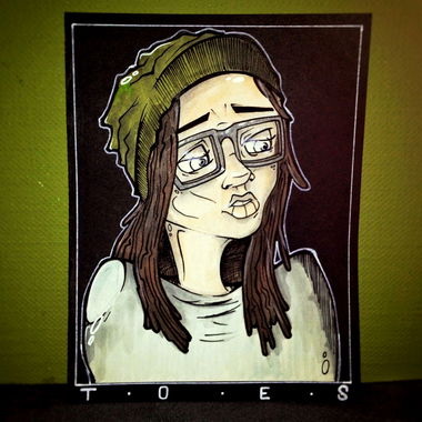 Graffiti Sketch - Photo by concretcolours - Toes (2016)