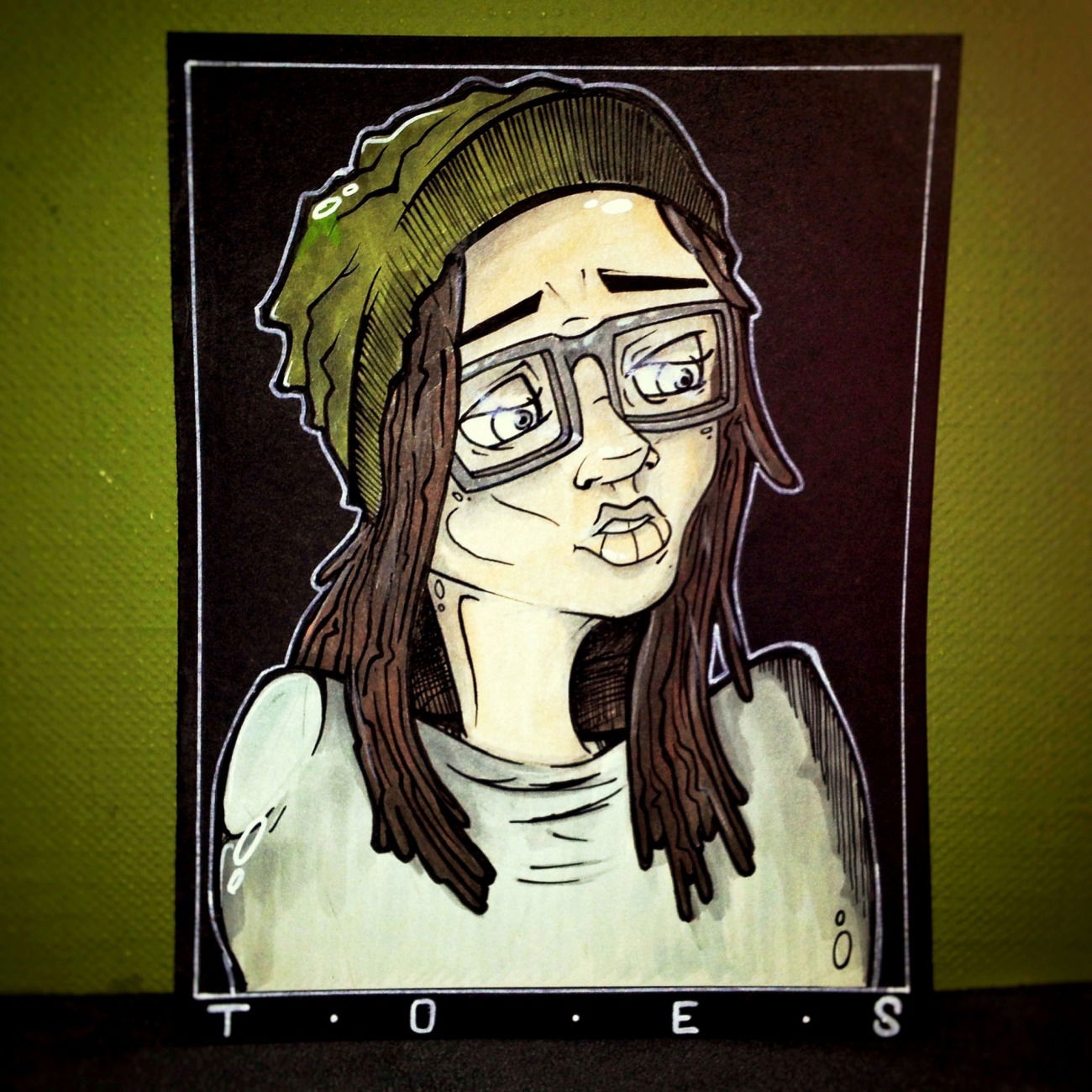 Graffiti Sketch - Photo by concretcolours - Toes (2016)