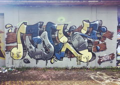 Graffiti Wall - Photo by concretcolours - TOES, TOEZ, SC (2017)