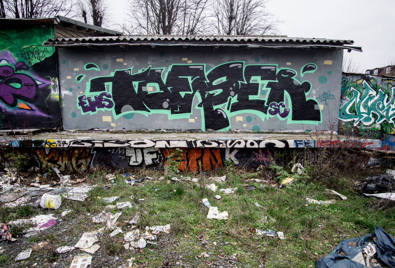 Graffiti Wall - Photo by concretcolours