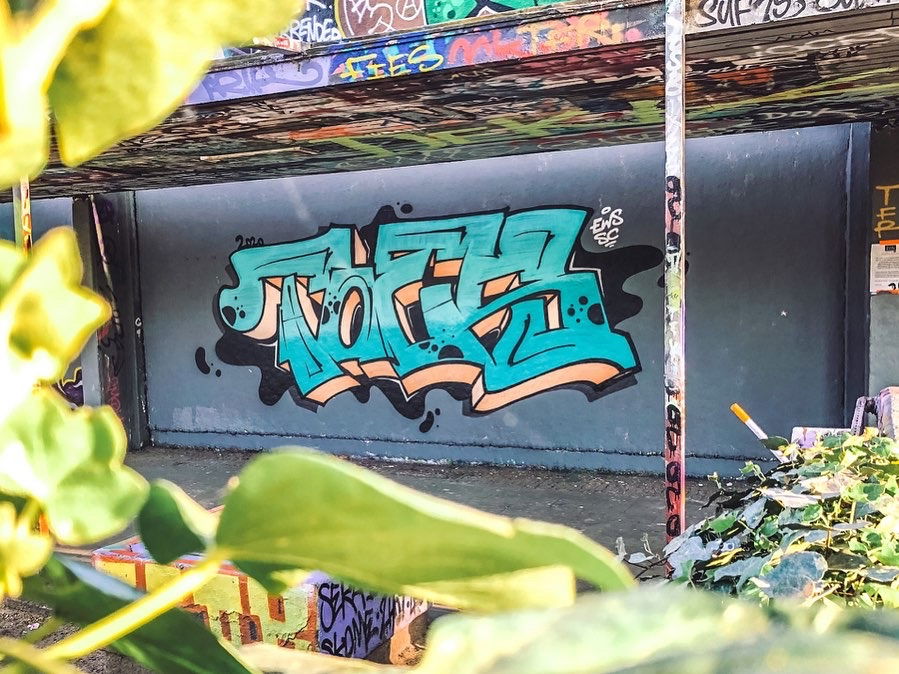 Graffiti Wall - Photo by concretcolours