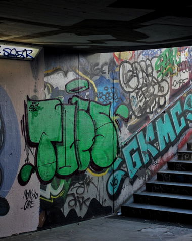 Graffiti Wall - Photo by concretcolours - TOES, SC, SUPERCREW (2018)