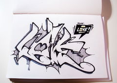 Graffiti Wall - Photo by concretcolours - PURE, LOVE, TOES (2015)