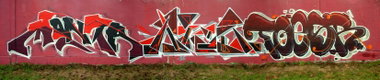 Graffiti Wall - Photo by concretcolours - Monta, Rics, Toes