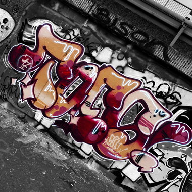 Graffiti Wall in Ratswegkreisel frankfurt  - Photo by concretcolours - TOES, FFM, SC (2017)