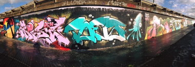 Graffiti Wall - Photo by concretcolours - CREISE, TOES, ROCKS (2016)