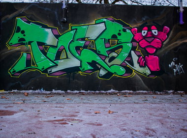 Graffiti Wall - Photo by concretcolours - TOES, SC (2017)