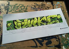 Graffiti Sketch - Photo by concretcolours - GURKE, TOES, SC (2017)