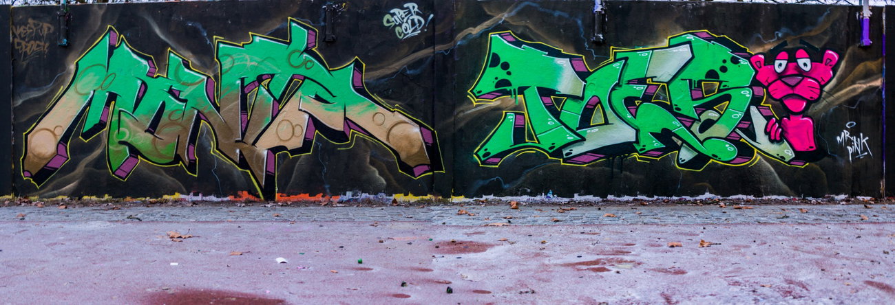 Graffiti Wall - Photo by concretcolours - MONTA, TOES, SC (2017)