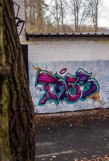 Graffiti Wall - Photo by concretcolours - Toes, Dawo, Supercrew (2015)
