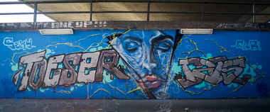 Graffiti Wall - Photo by concretcolours