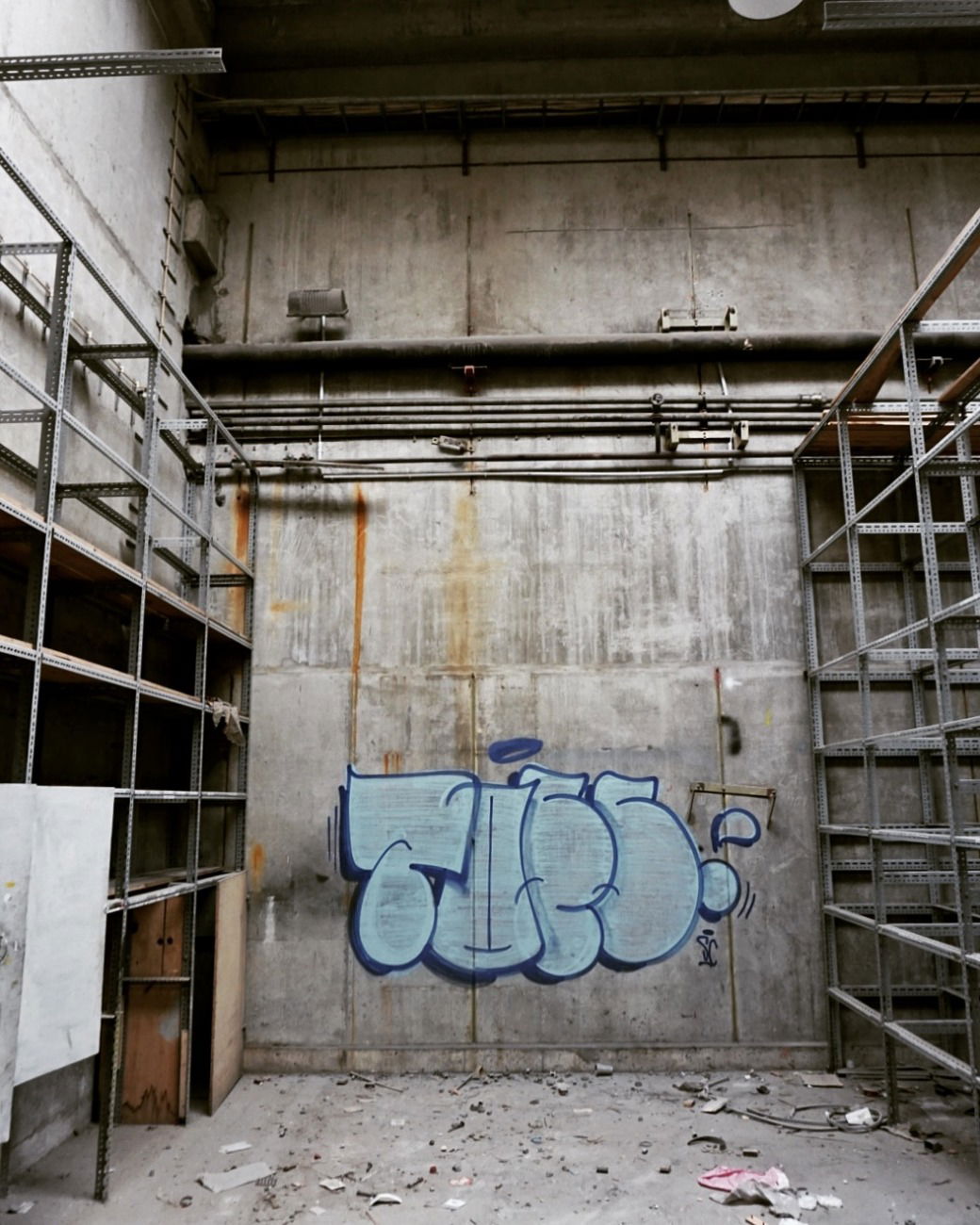 Graffiti Wall - Photo by concretcolours - abandoned, toes, sc (2018)