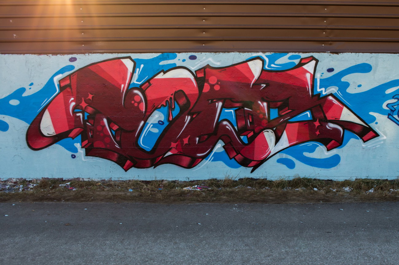 Graffiti Wall - Photo by concretcolours - TOES, SC, PANZA (2017)
