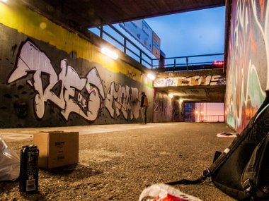 Graffiti Wall - Photo by concretcolours - BOR5, TOES, MONTA (2015)
