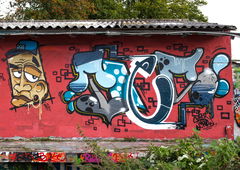 Graffiti Wall - Photo by concretcolours - TOES, SOPE, SUPER (2017)