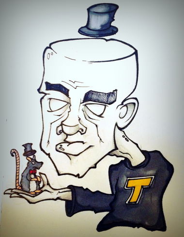 Graffiti Sketch - Photo by concretcolours - Character, Charry, Toes (2016)