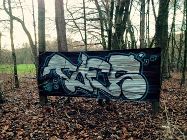 Graffiti Wall - Photo by concretcolours - TOES, Supercrew (2015)