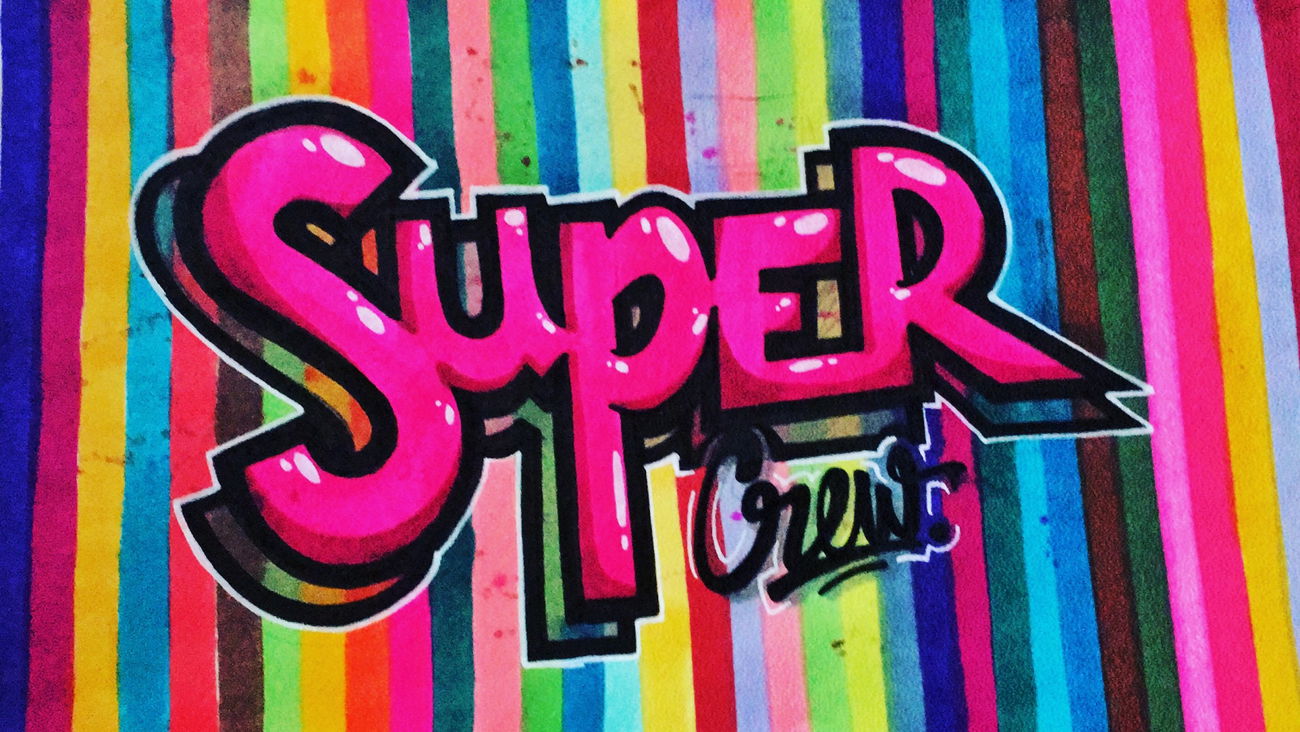 Graffiti Sketch - Photo by concretcolours - SUPERCREW, TOES, SC (2017)