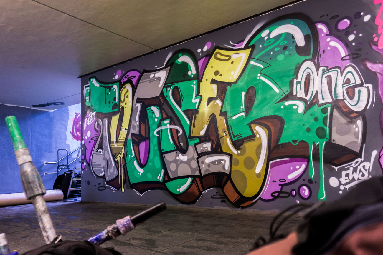 Graffiti Wall - Photo by concretcolours